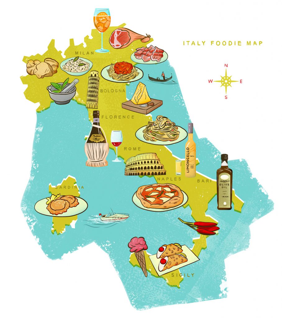 Italy Food Map Ee X Travel Tips Travel Advice From Travel