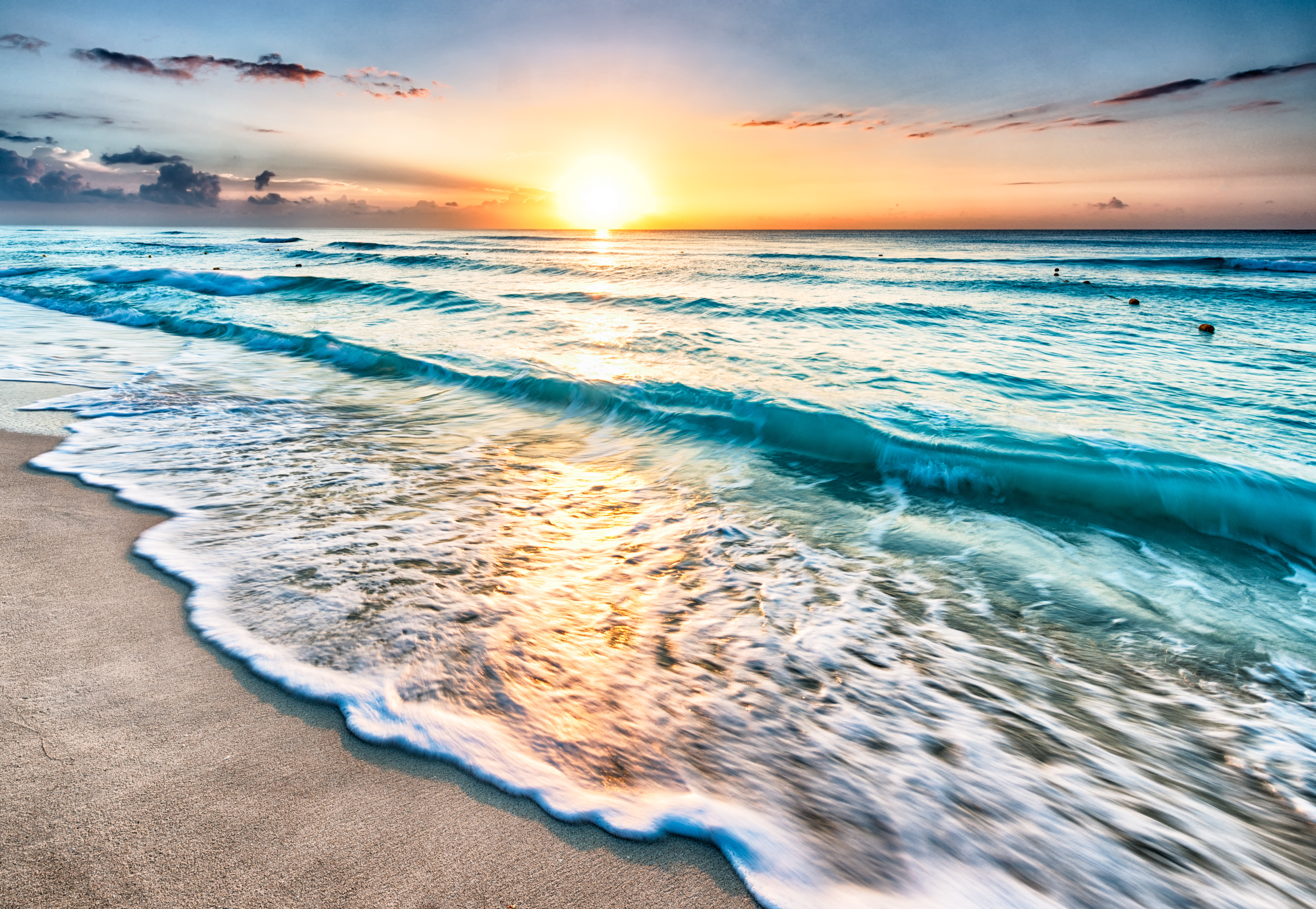 florida beach water shot